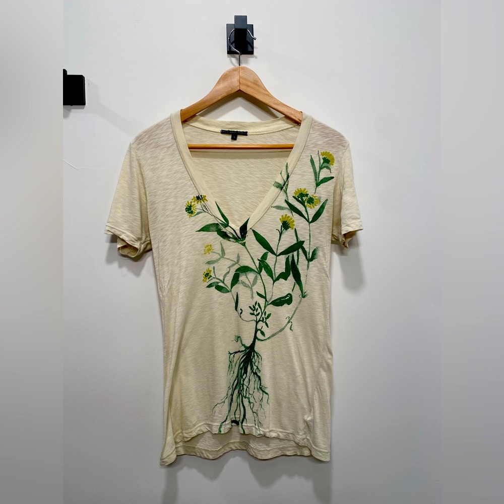 Dandelion print t-shirt